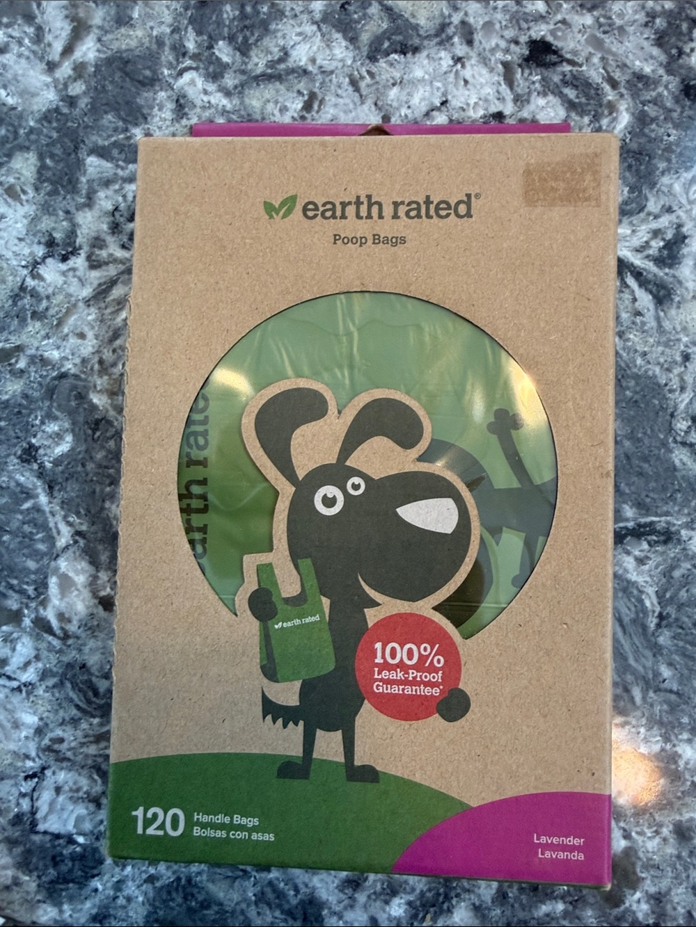 Lavender Poop Bags for Dogs - Green
